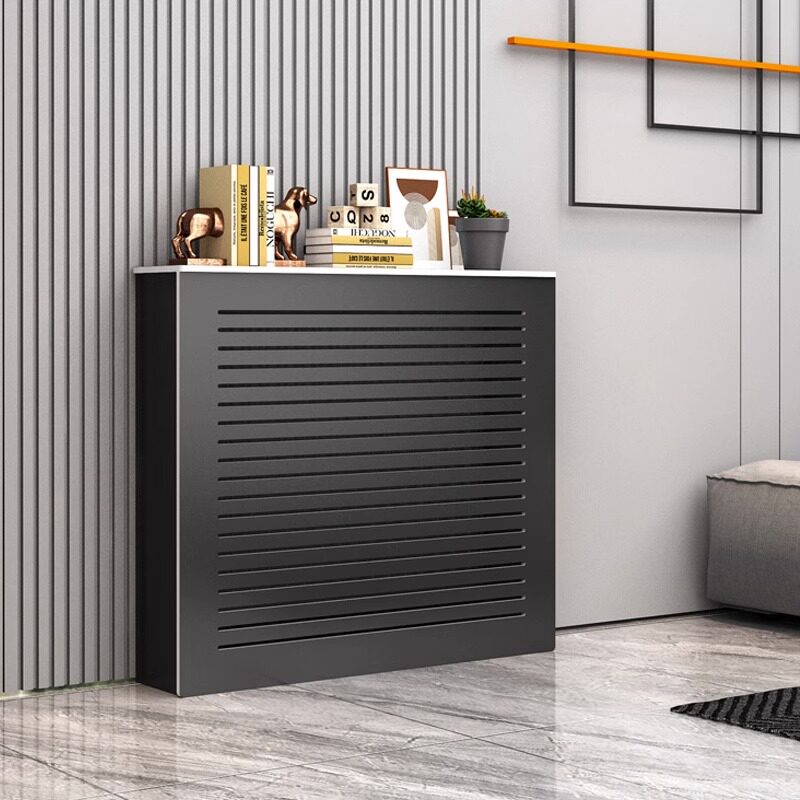 地暖分水器遮挡罩地热阀门老式铸铁暖气片管道遮挡柜装饰遮丑挡板