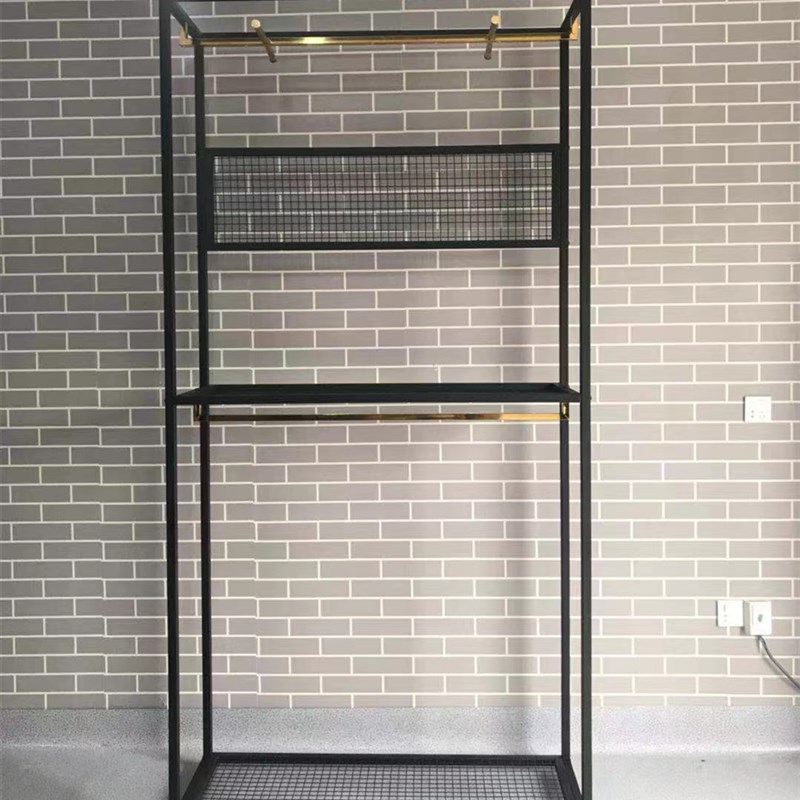 男装货架高档服装店展示架落地式陈列架上墙西装衬衫悬挂挂衣架子