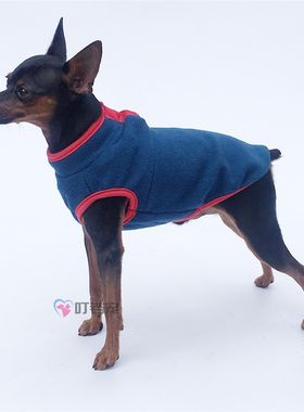 小鹿犬专用衣服狗狗2023新款迷你小体冬天加绒马甲背心一斤秋冬季