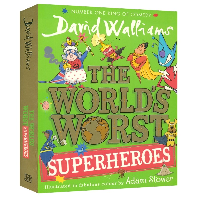 David Walliams The World's Worst Superheroes 大卫威廉姆斯 世界上最糟糕的超级英雄 全彩桥梁读物 英国畅销童书作家 英文原版图片
