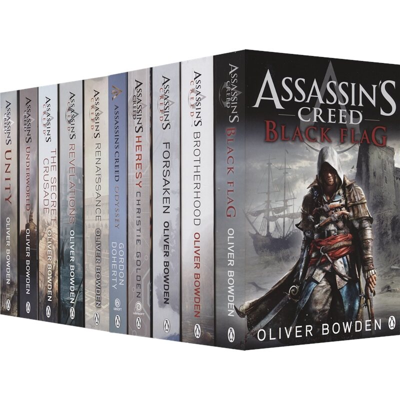 Assassin's Creed 刺客信条10册套装 游戏小说 青少年课外读物 英语章节书 12岁+ 儿童英语学习 历史学家改编 英文原版进口图书