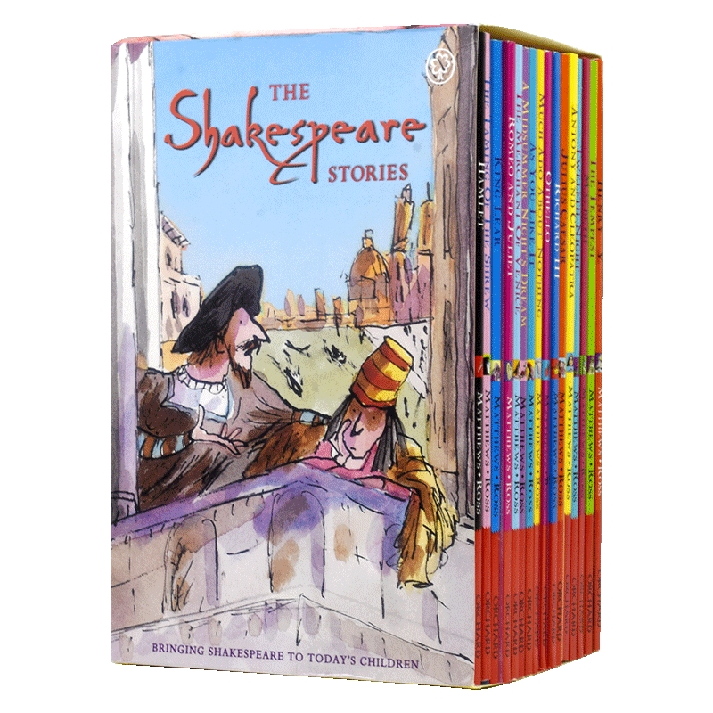 The Shakespeare Stories 莎士比亚作品全集16册 仲夏夜之梦罗密欧与朱丽叶 儿童英语读物章节小说 英文原版进口图书