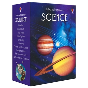 Usborne Beginners Science 初探科学10册盒装 天气/地球/身体/太阳系 尤斯伯恩 6-12岁儿童英语百科科普知识 英文原版进口图书