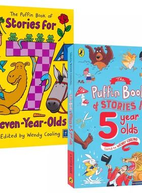The Puffin Book of Stories for Five/Seven-year-olds 海雀系列5岁/7岁孩子故事集 儿童睡前故事 名家短篇佳作 英文原版进口图书