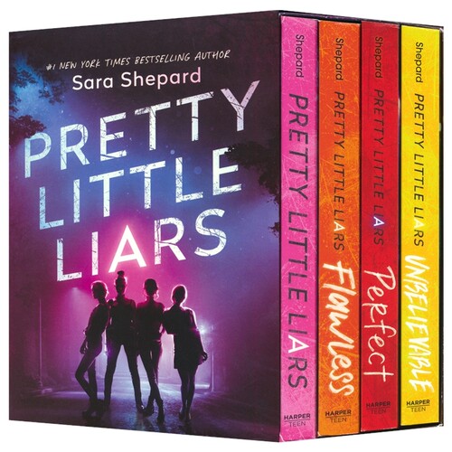 Pretty Little Liars 美少女的谎言4册 纽约时报畅销榜冠军 现象级IP原著 友谊真谛章节小说 青少年英语课外读物 英文原版进口图书