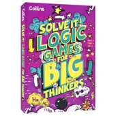 for 益智活动 谜题 120 批判性思维 Thinkers 英文原版 进口儿童图书 逻辑推理 Big 儿童逻辑游戏书 Games Logic