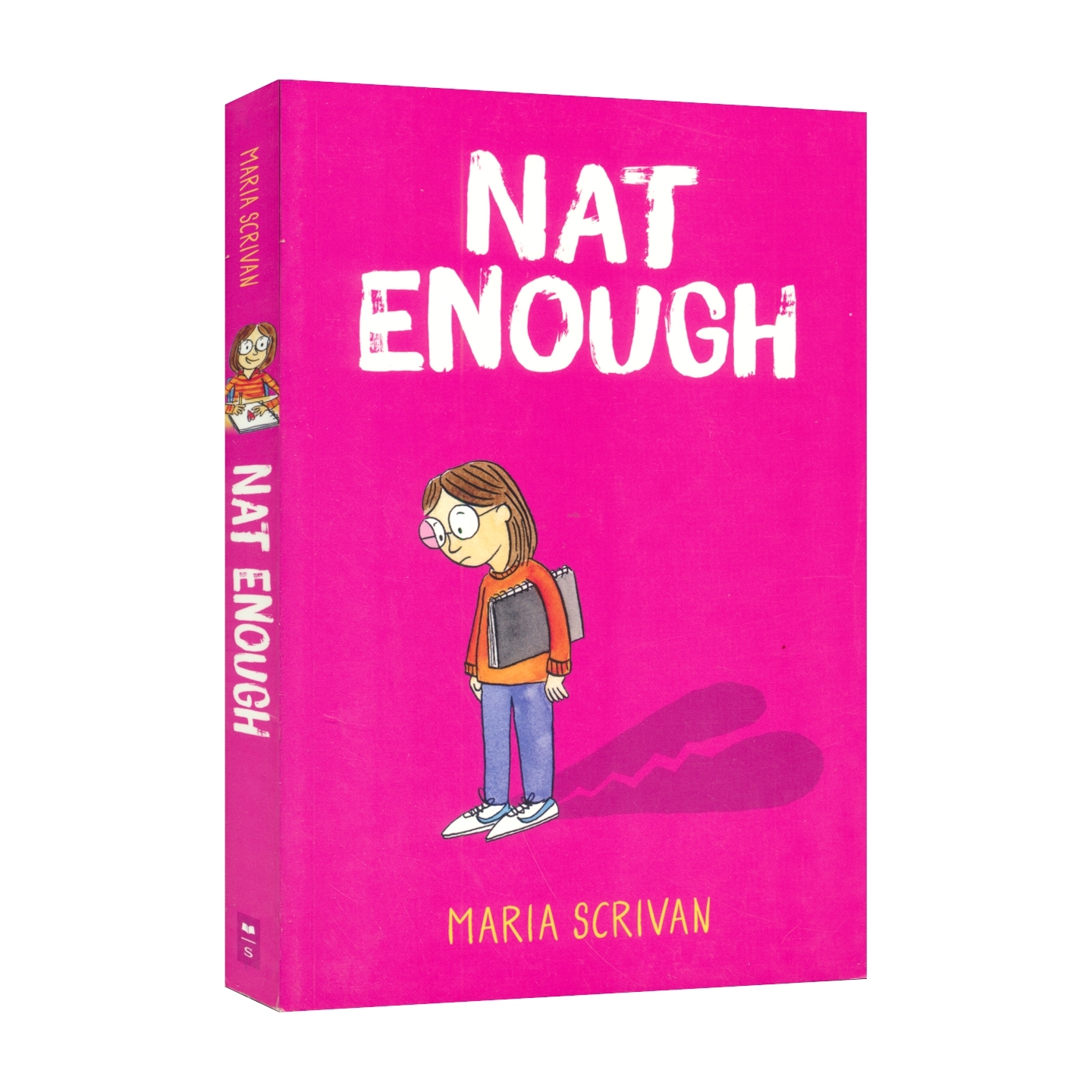 Nat Enough 不够自信的娜塔莉 自尊情感 成长漫画小说 青少年课外读物 纽约时报畅销书 9-12岁 英文原版进口儿童图书