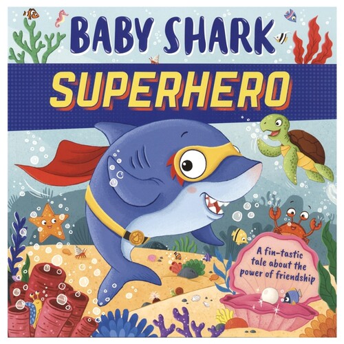Baby Shark Superhero 超级英雄小鲨鱼 英语早教启蒙图画书 儿童故事绘本 亲子睡前读物 英文原版进口图书