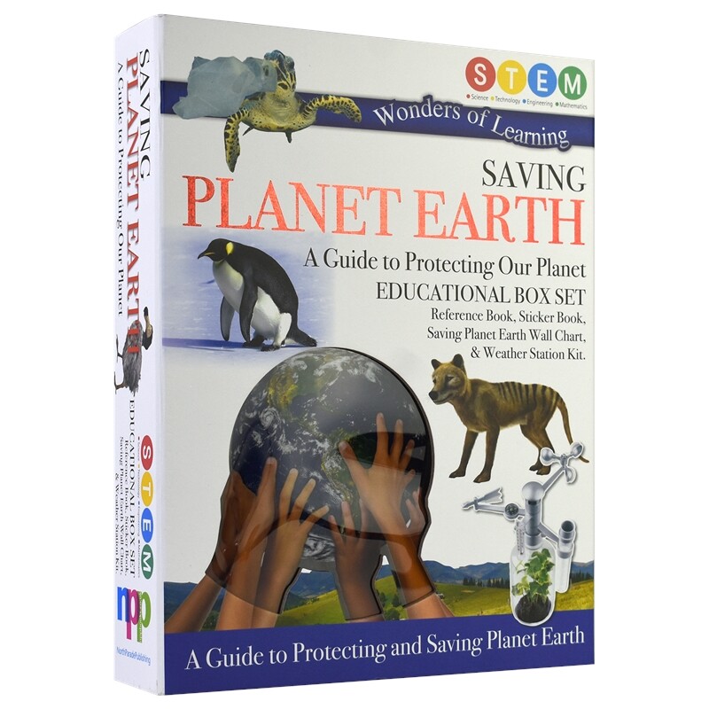 Saving Planet Earth (A Guide to Protecting Our Planet) STEM 教育理念 综合素质培养 儿童百科 拯救地球 英文原版进口儿童图书