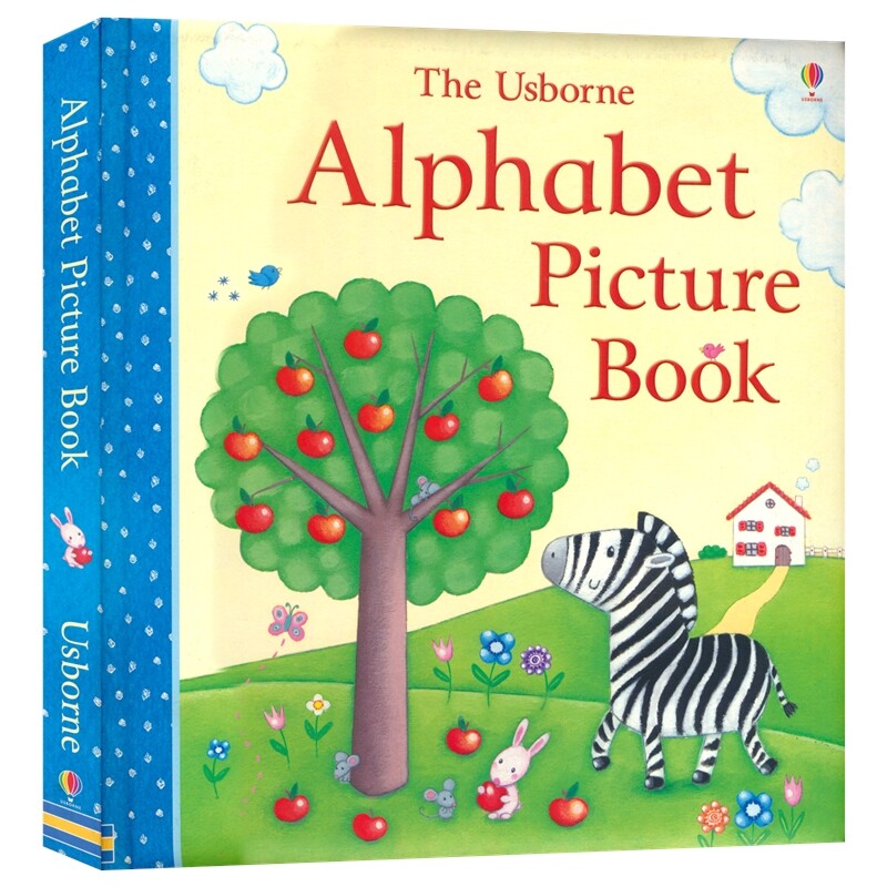 Usborne 原版英文 Alphabet Picture Book 单词图画书 尤斯伯恩图书 英国进口单词书日常词汇 英语绘本书籍 儿童早教读物 2岁+