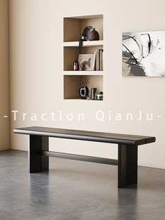 精极丰实木凳家居客厅泡茶凳用餐凳换鞋凳床及早餐休息凳床尾凳