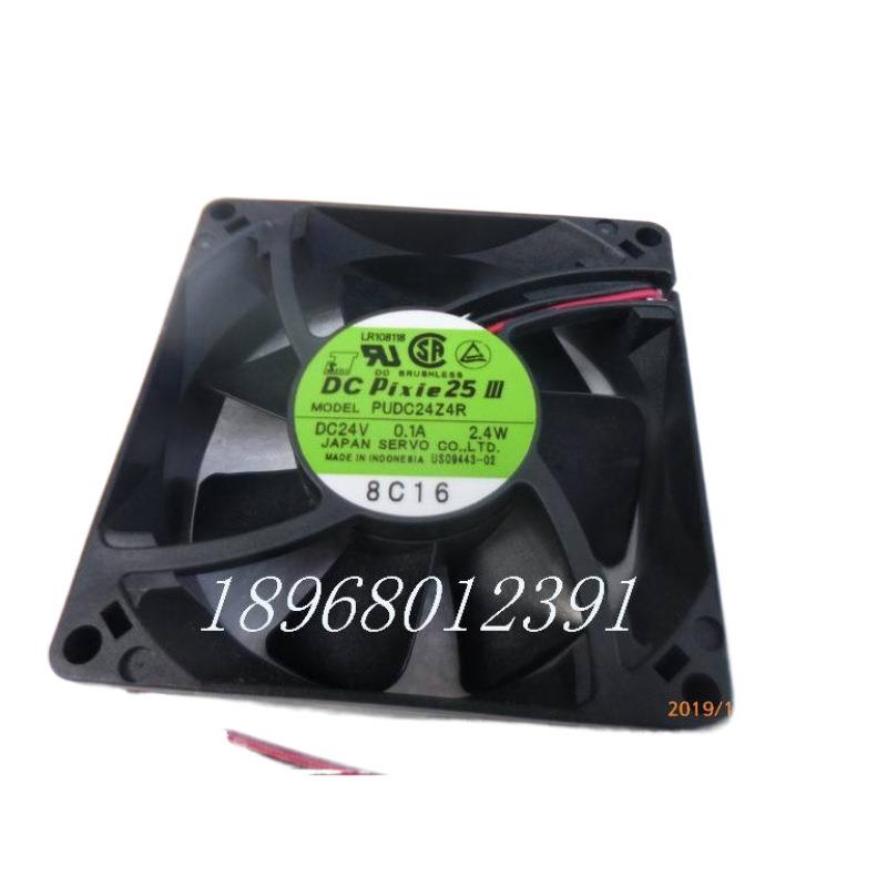 全新 SERVO 8025 24V 2.4W PUDC24Z4R 双滚珠 变频散热风扇