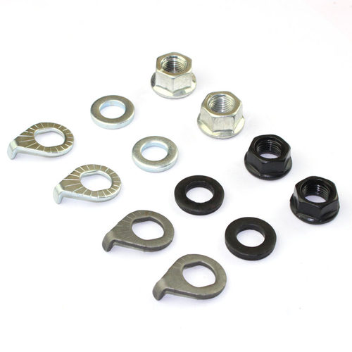 自行车前轮安全挂钩后轴螺母垫片