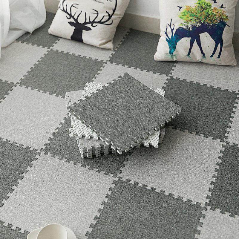日韩出口拼接地毯卧室满铺家用客厅儿童爬行垫榻榻米布艺地垫简约,居家布艺,家用脚垫,淘宝优惠券,粉丝福利购,淘宝优惠卷