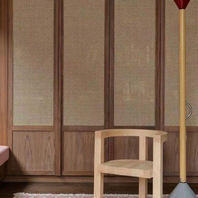 藤编门折叠门卧室门日式隔断门定制实木衣柜门卫生间推拉门伸缩门