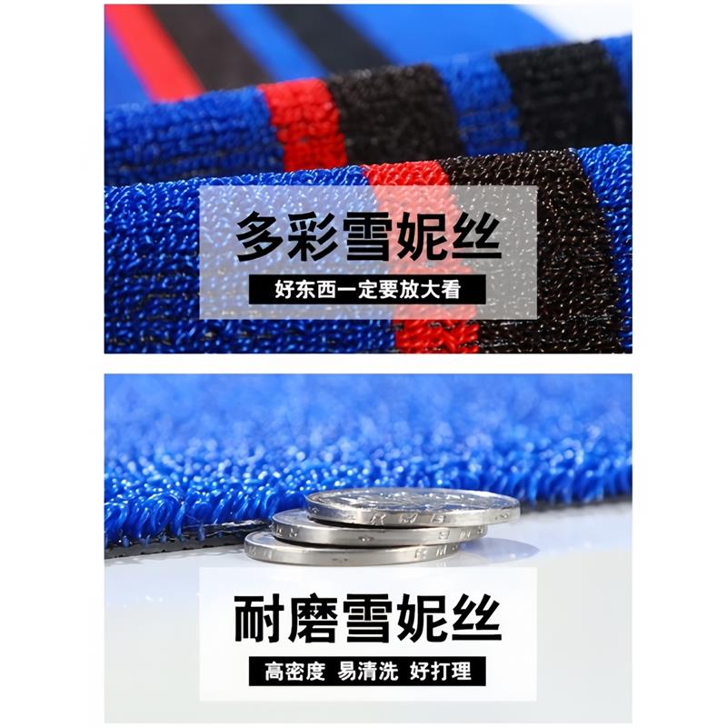新款【盛昊A9/MINI脚垫】电动四轮车a9专用雪妮丝脚垫丝圈脚踏垫