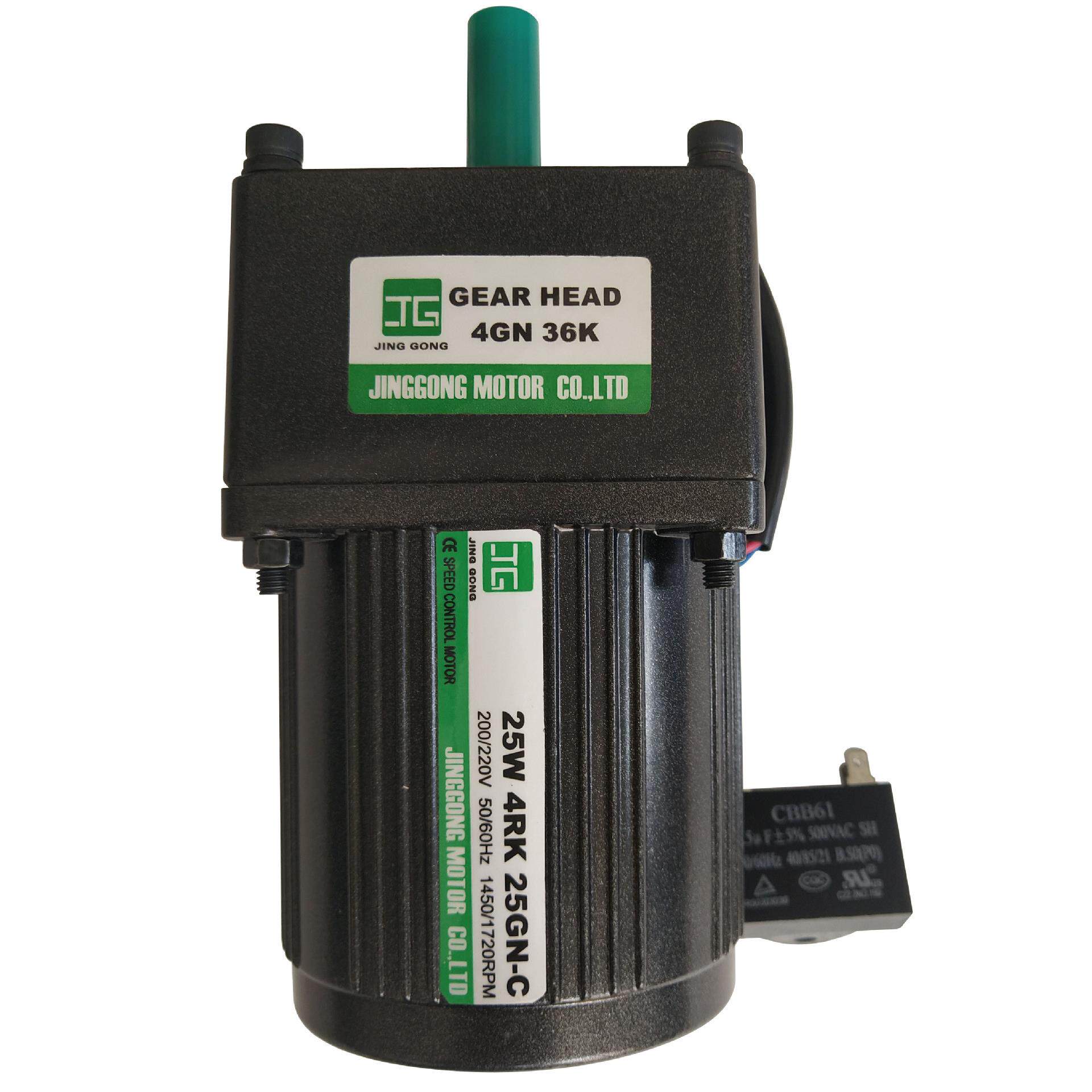 精工jg单相220v阻尼刹车电机4rk25gn-c/4gn36k定速马达