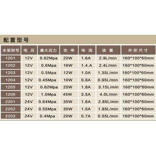 普兰迪水泵增压泵溢压回流压力开关12V25W45W大螺纹型4分接口家用