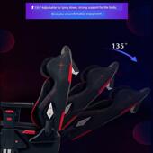 小蛮腰J 20比赛椅网吧游戏高弹性乳胶躺椅电子竞技电脑椅办公椅单