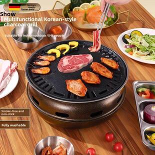 炉边煮茶套冬季家用不锈钢碳烤架户外烧烤野营式野餐设备