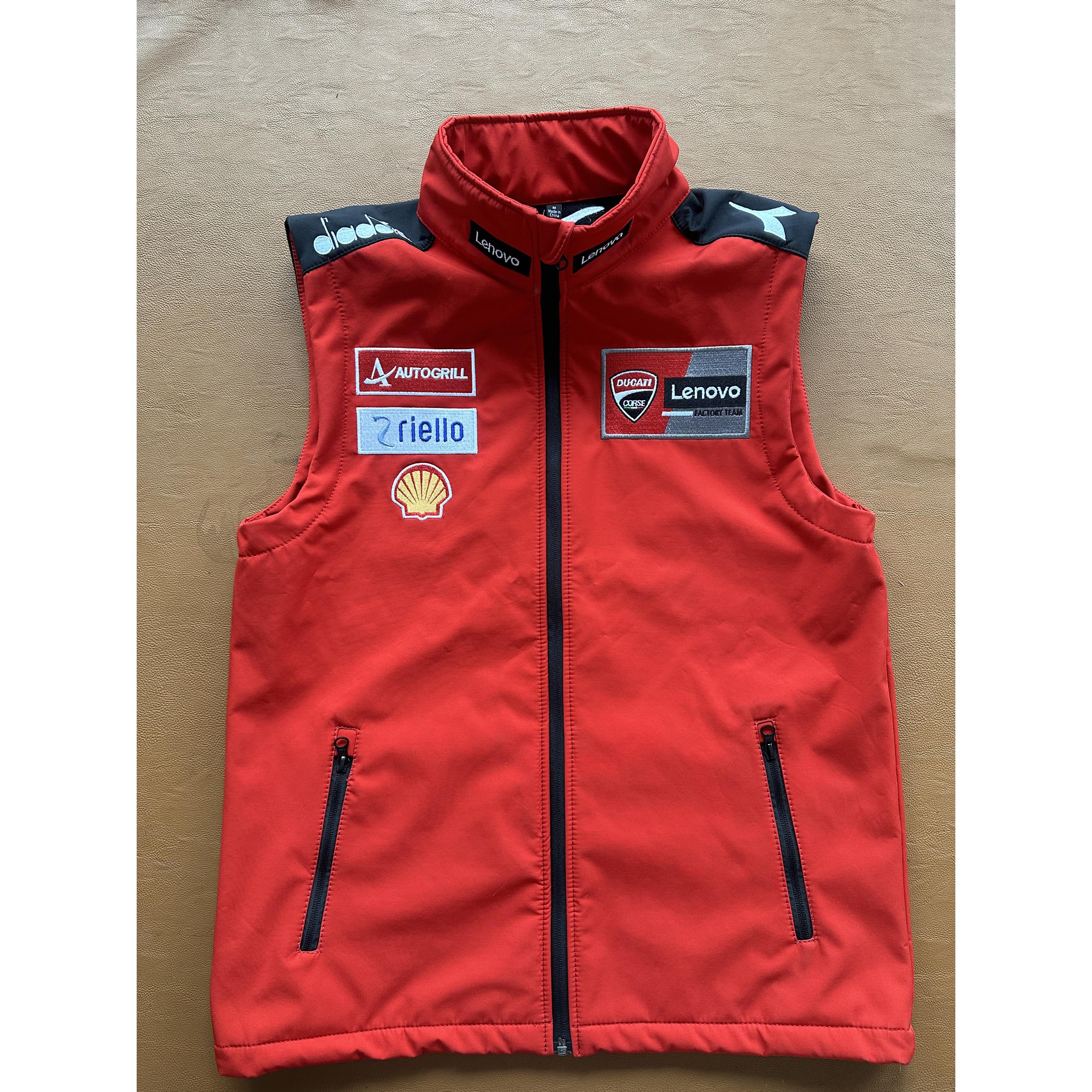 适用Ducati杜卡迪马甲机车机车骑行软壳马甲厂队服防风防泼水图片