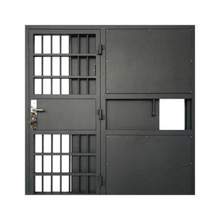 厂家直销监室门手动双层看守所羁押室定制栅栏门围墙平移电动AB门