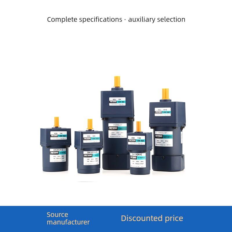 FEITENG飞腾微型交流定速感应减速电机齿轮6W-300W减速马达