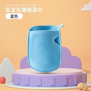 .儿童搓澡巾搓泥神器无痛宝宝婴儿家用手套海绵洗澡巾女搓灰棉搓