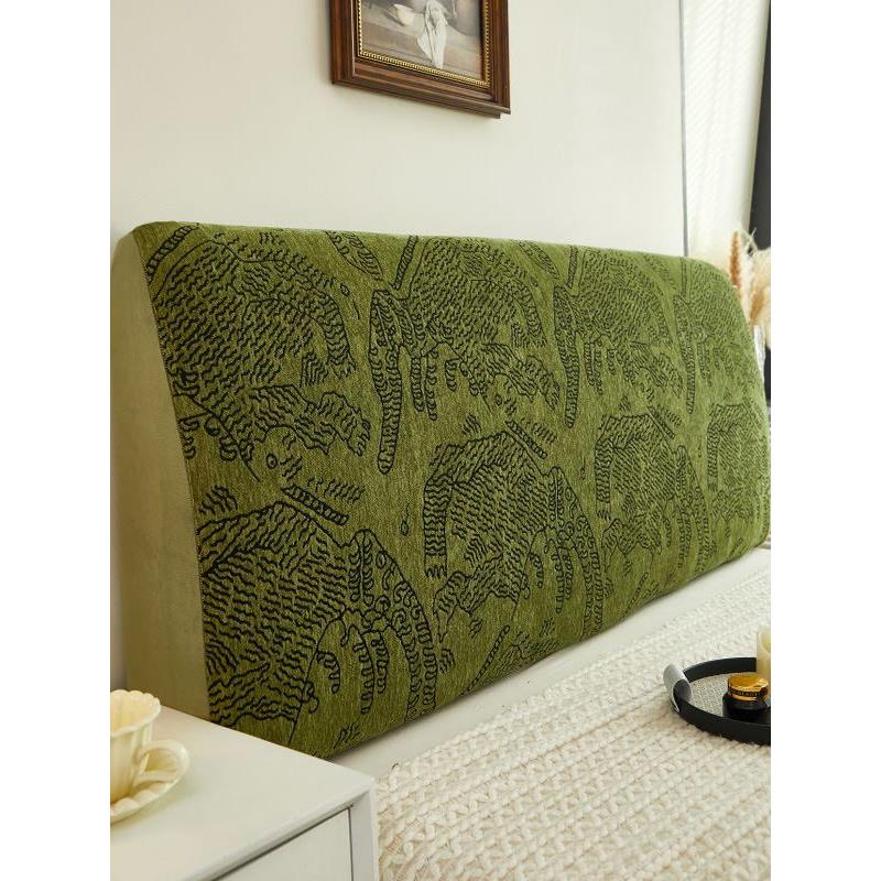 雪尼尔床头套罩2025新款全包弹力床头罩四季通用床头保护罩防尘罩