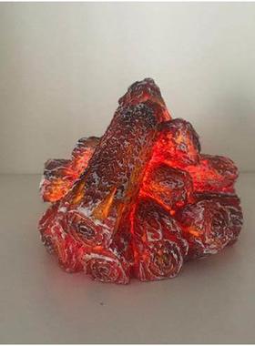 LED仿真木炭炭火灯厂家定制火焰灯创意礼品氛围灯