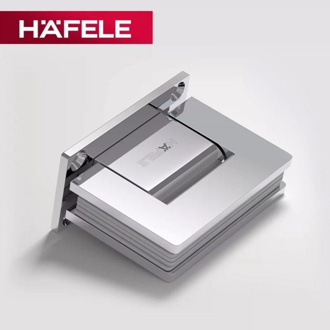 德国海福乐HAFELE钢浴室夹无框门玻璃夹淋浴房玻璃合页玻璃门铰链