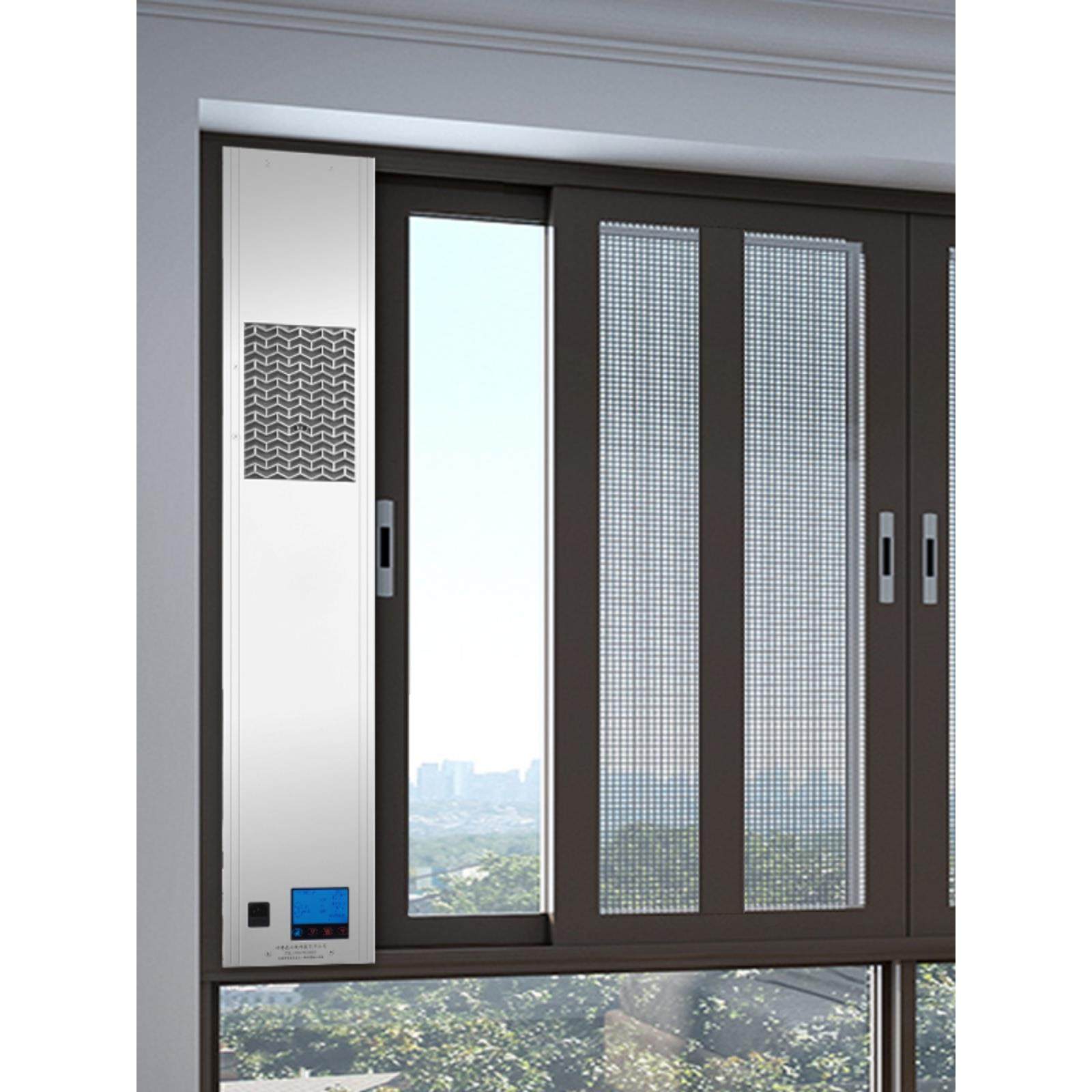 诺沃家用新风风机开窗通风新风系统壁挂式通风机杀菌除甲醛空气净