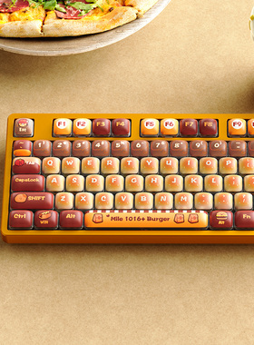 喵喵快餐键帽摄影主题键帽MOG高度热升华鹅卵石键帽125颗大全套