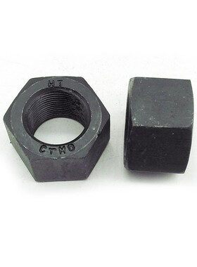 热销GB6176 10.9级细牙加厚六角螺母 M12M14M16M18M20M24M30*1.5x