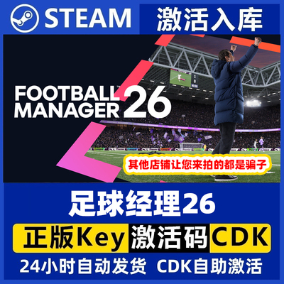 Steam正版国区key 足球经理2026 Football Manager 2026激活码CDK