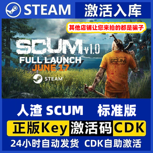 steam正版国区 人渣 SCUM 标准版 激活码游戏cdk