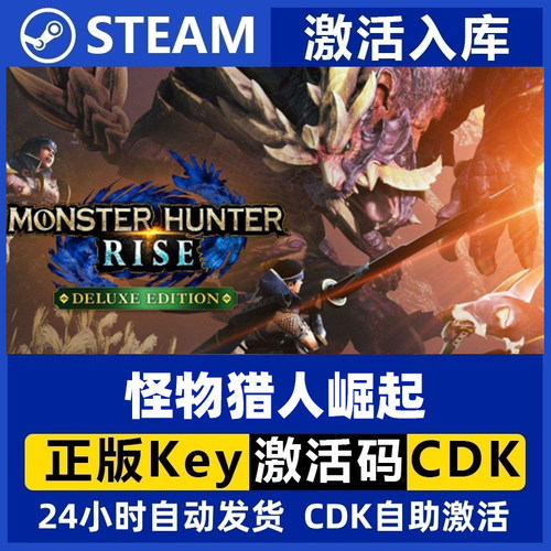 怪物猎人崛起 PC游戏正版steam游戏cdk现货秒发
