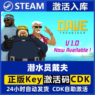 国区游戏激活码 豪华版 现货速发CDK 潜水员戴夫标准版 Steam正版