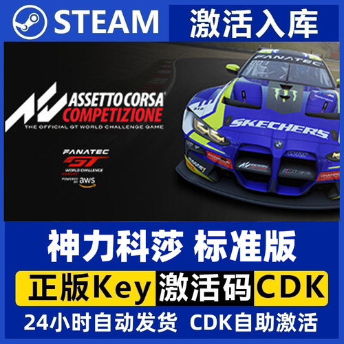 Steam正版 神力科莎 标准版Assetto Corsa Base Game 激活码cdkey