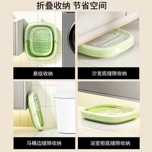 可折叠泡脚桶加高过小腿大号I保温桶家用专用泡脚盆 加厚便携式