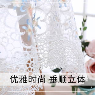 多功能盖巾餐桌茶几布盖圆桌蕾丝床头柜阳台小布桌布简约电视桌布