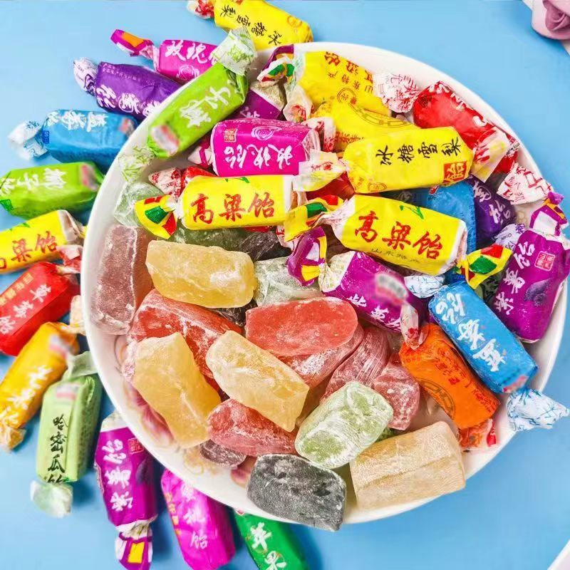 正宗老式山东特产高粱饴Q弹可拉丝软糖多种水果口味糖果年货零食