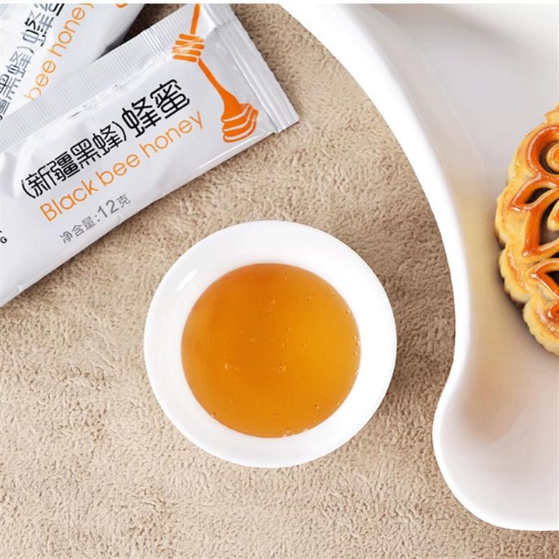 【新疆】农科h院新疆蜂蜜便携l袋装独立小包天然农家自产黑蜂