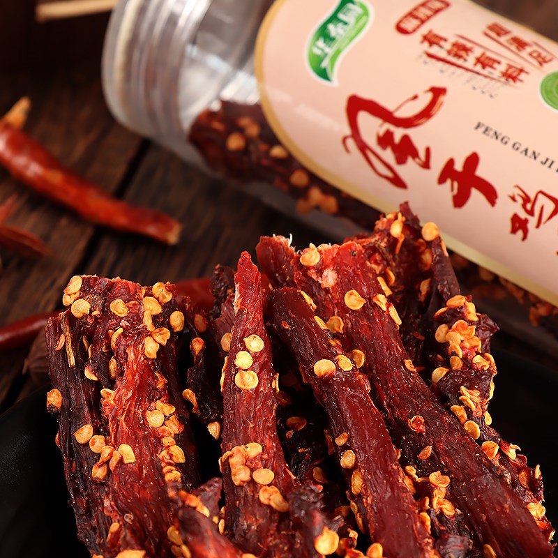 清真网红零食高j蛋白风干鸡肉条干麻辣味耐嚼熟食解馋手撕肉条食