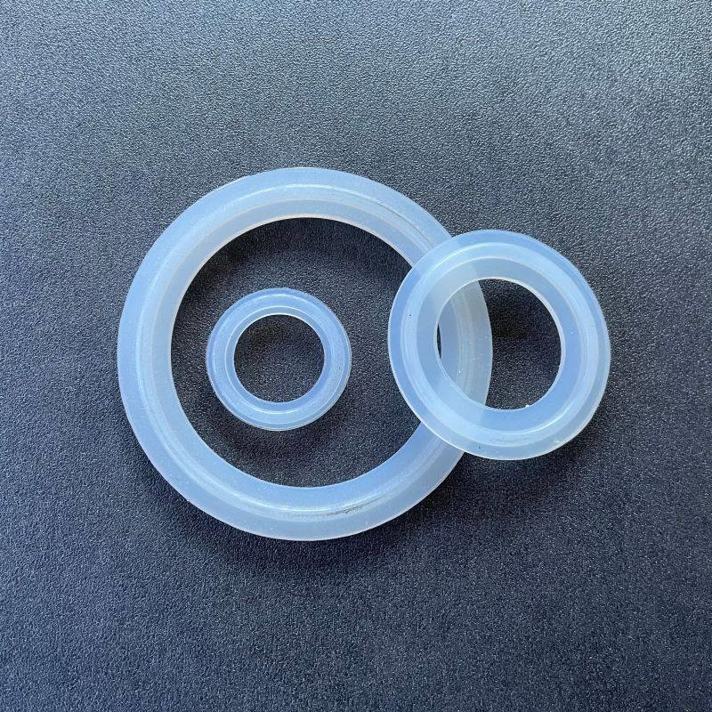 热销新品卫生级矽橡胶快装垫片圆形密封垫圈快接垫片卡箍整袋100