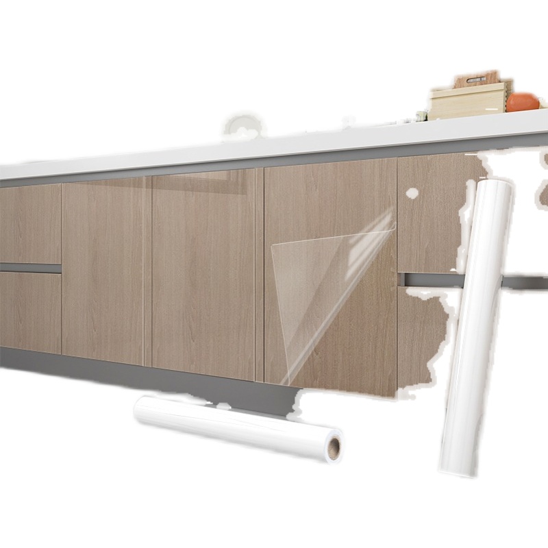 热销橱柜保护膜透明柜子家具静电贴厨房防油贴纸柜门厨柜防潮防水