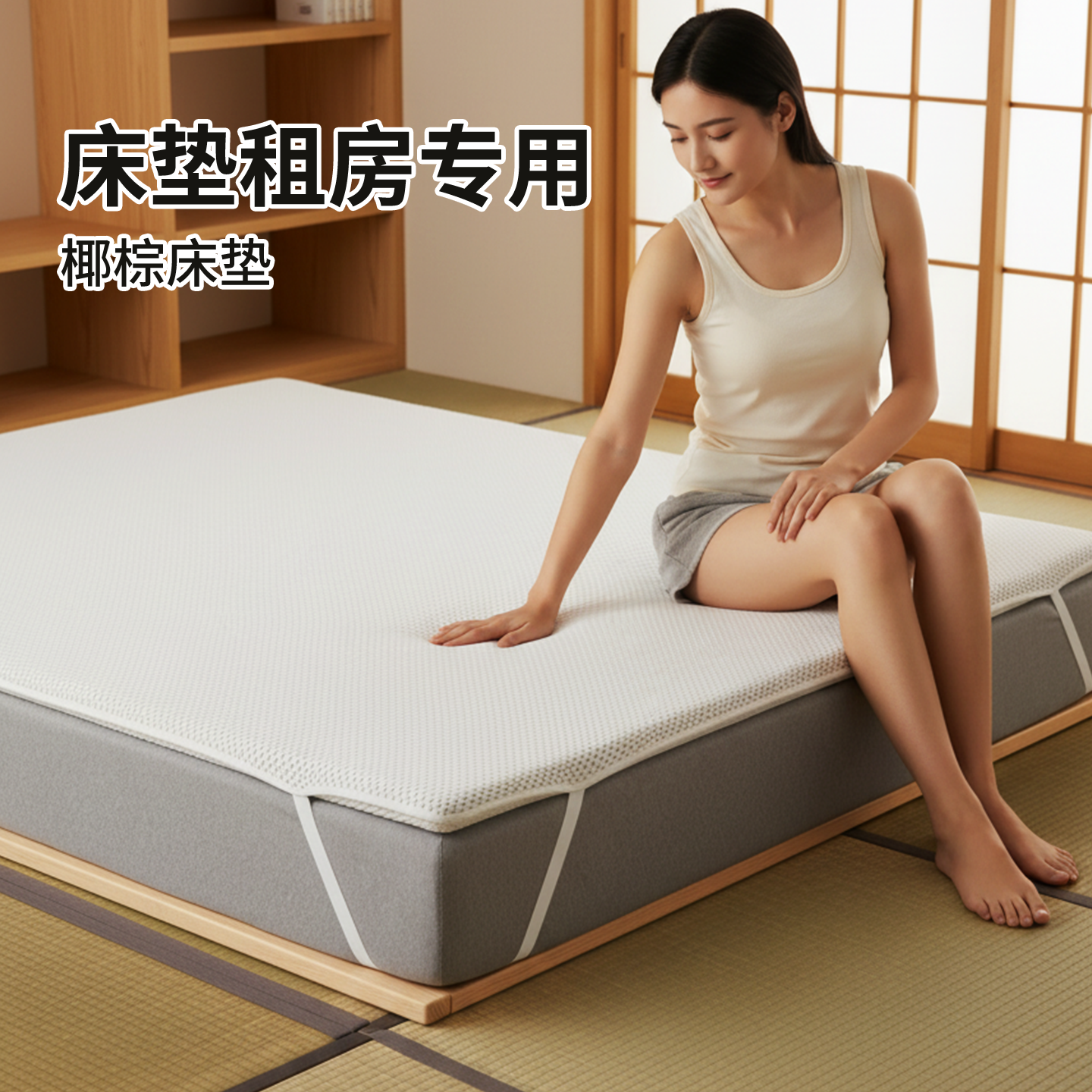 帝斯床垫租房专用椰棕床垫家用环保护腰护脊0胶水无甲醛软床加硬