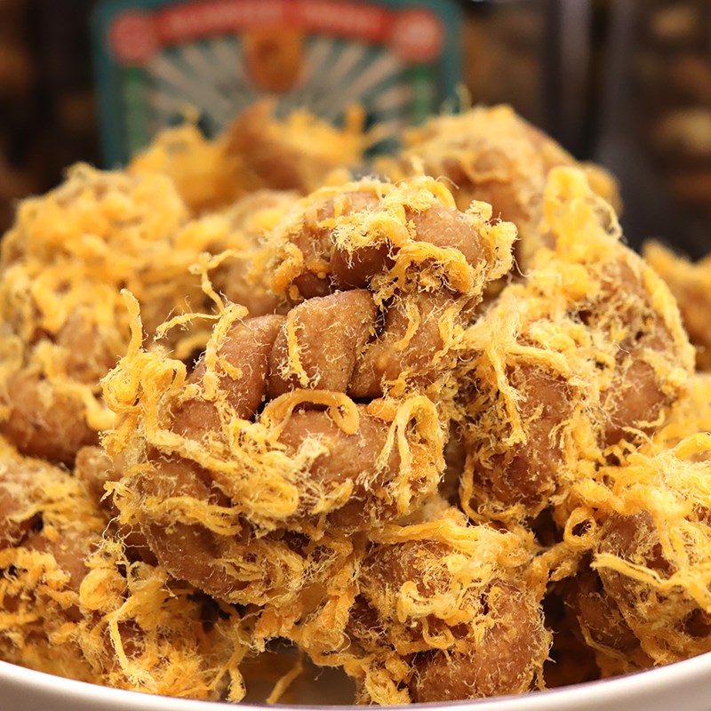 宁波特产肉松f海苔红糖麻花小吃油赞子零食咸味糕点网红手工小麻