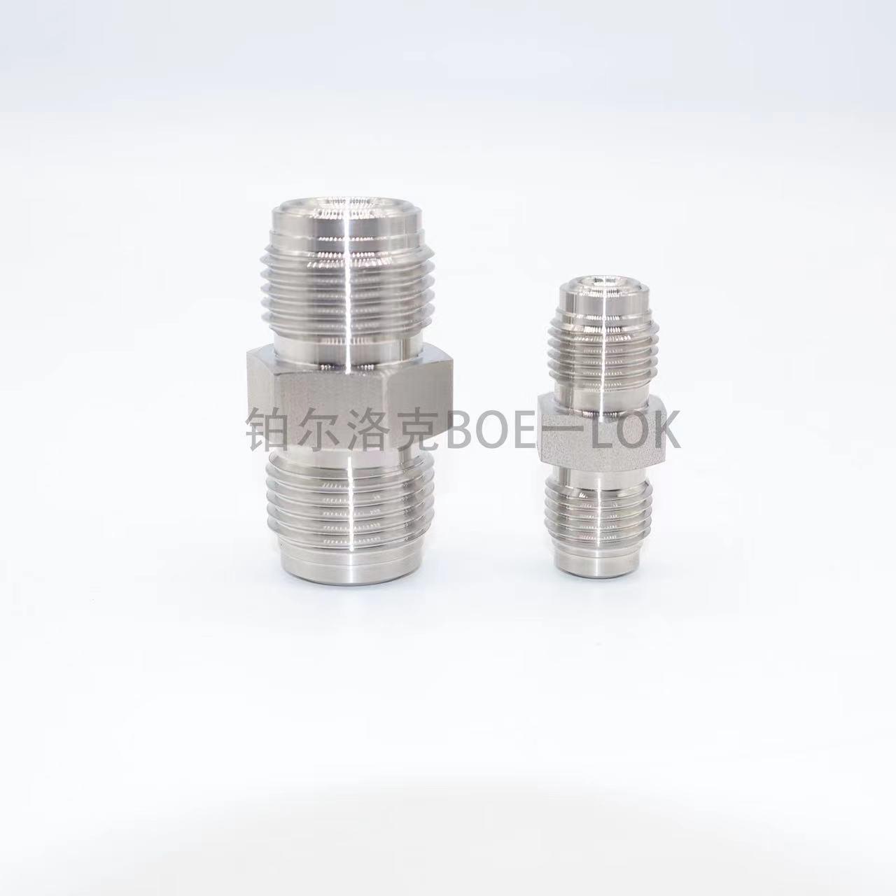 316L不锈钢VCR公头外螺纹外丝等径变径1/4 3/8 1/2超纯BAEP接头