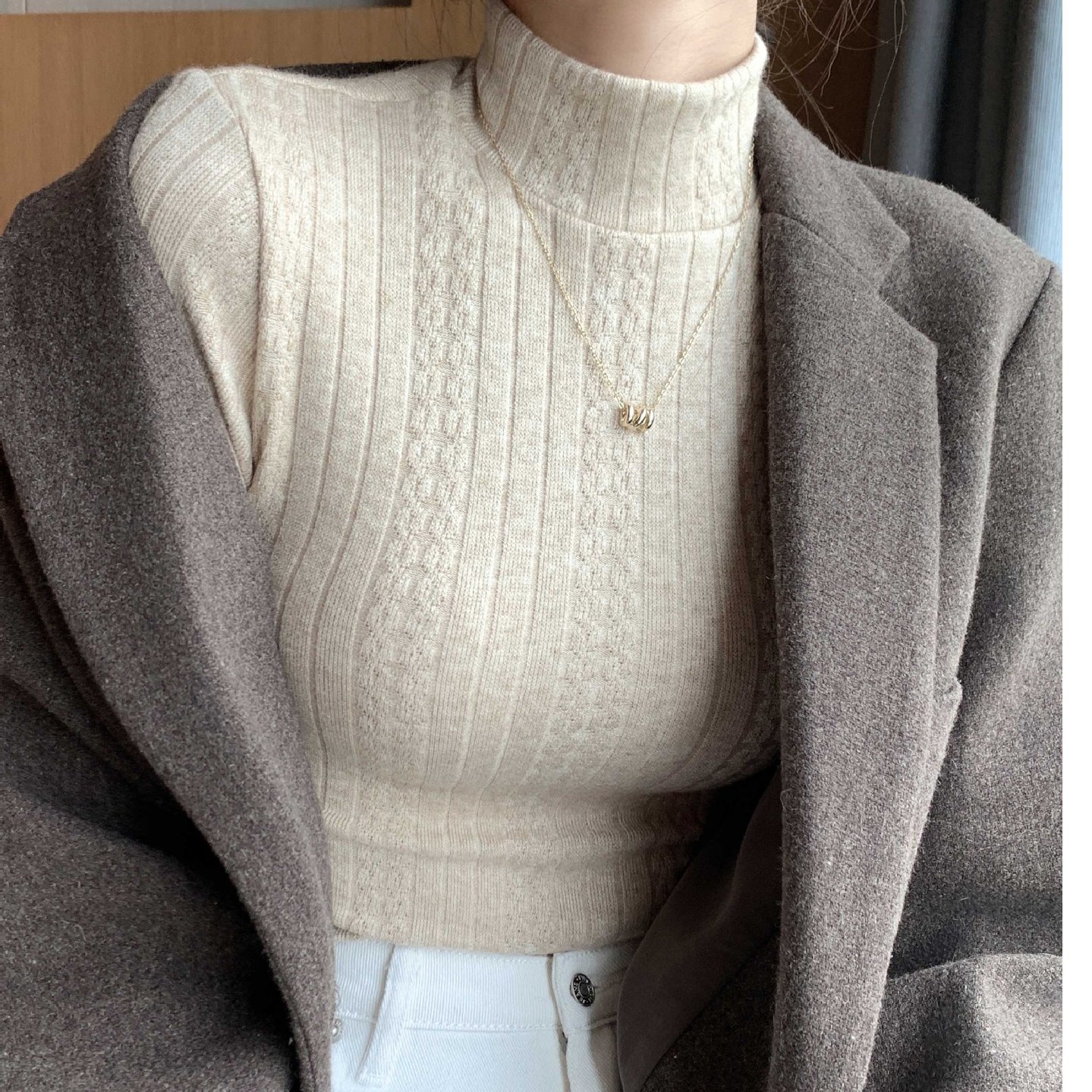 针织衫打底衫女秋冬洋气内搭